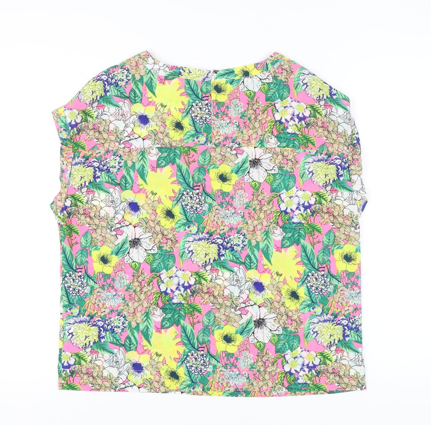 Womens UK Size 14 NEXT Multicoloured Tunic Blouse