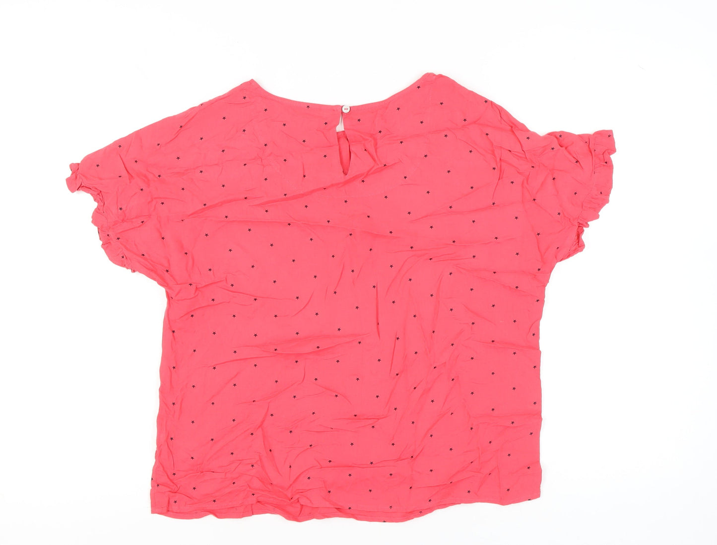 Womens UK Size 12 Marks and Spencer Pink Basic Blouse