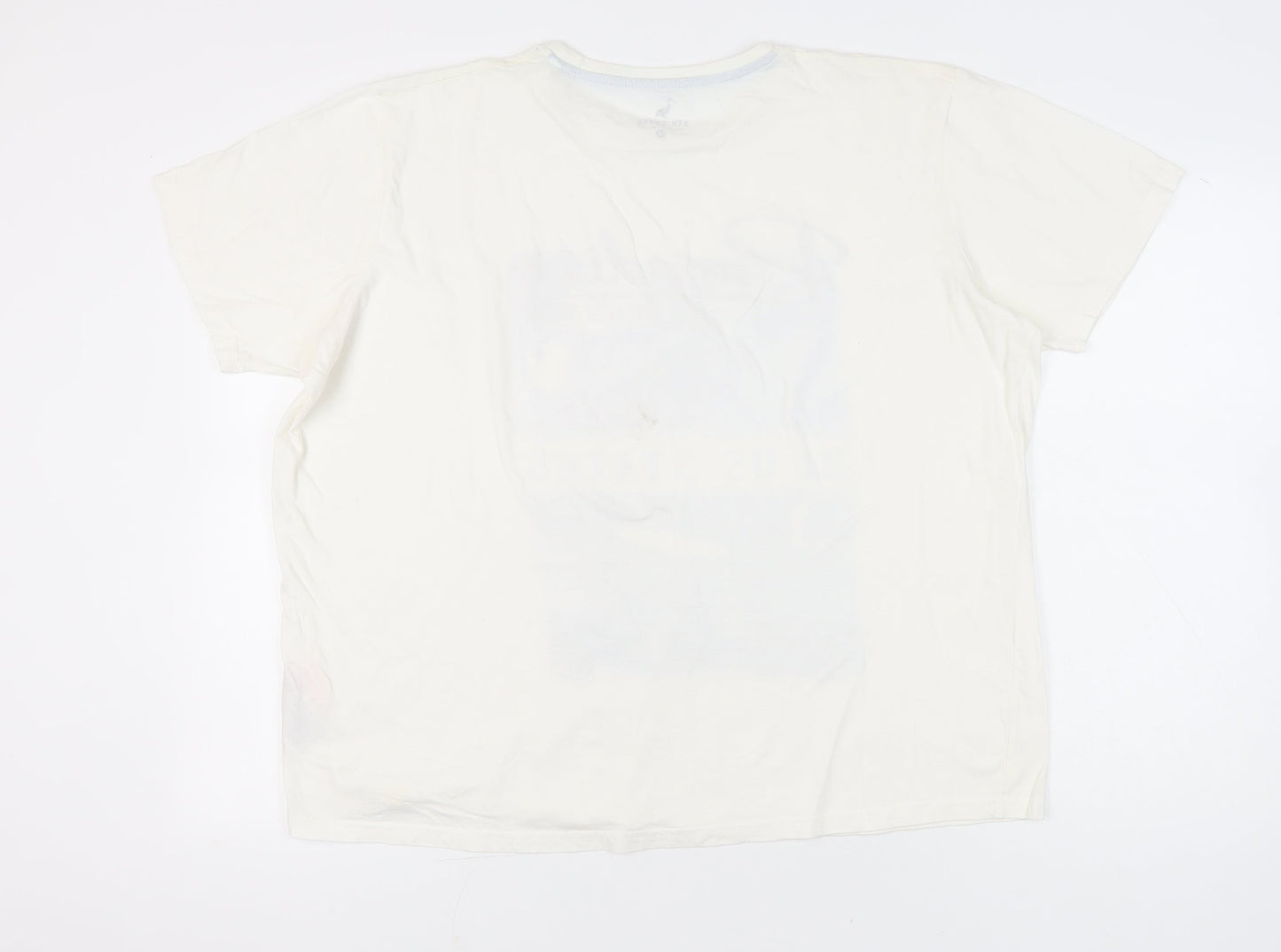 STH Shore Men’s White 2XL Graphic Beach T-Shirt Summer Cotton