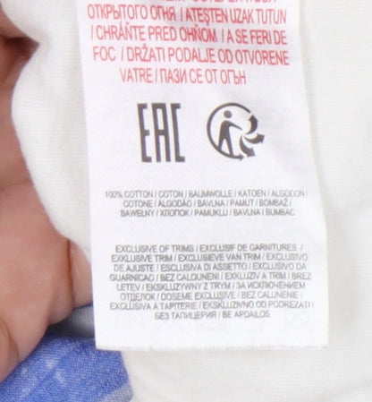 STH Shore Men’s White 2XL Graphic Beach T-Shirt Summer Cotton