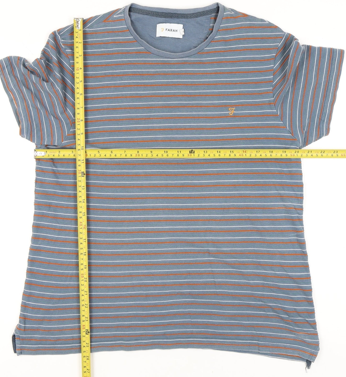 Mens UK Size XL Farah Blue  T-Shirt