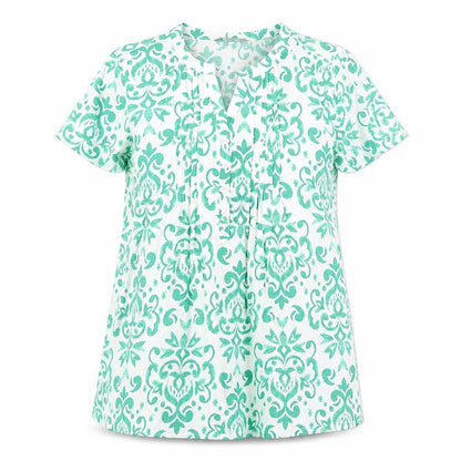 Womens UK Size 16 Bonmarché Green Tunic Blouse