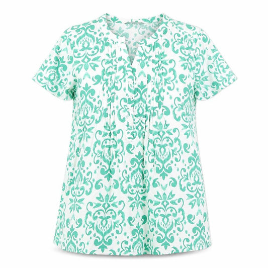Womens UK Size 16 Bonmarché Green Tunic Blouse
