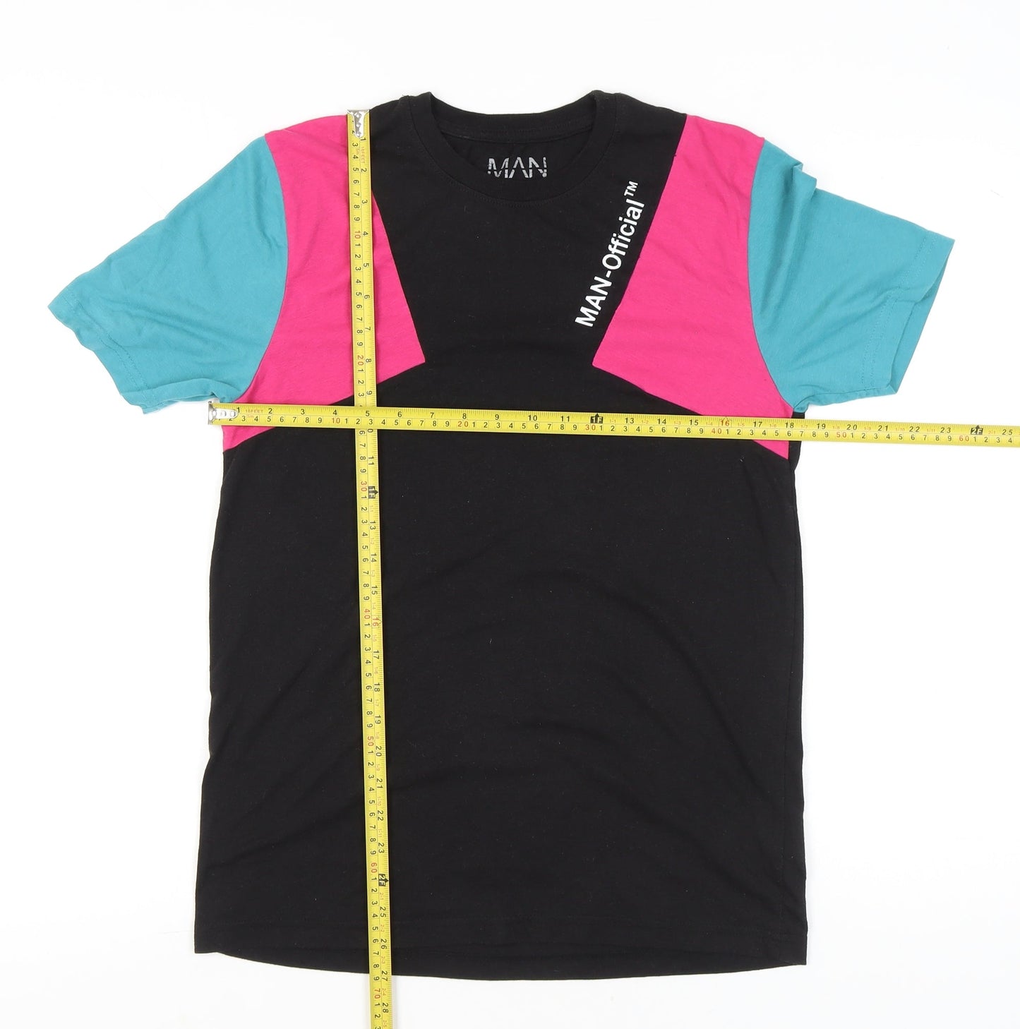 Mens UK Size S boohooMAN Multicoloured  T-Shirt