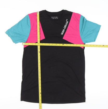 Mens UK Size S boohooMAN Multicoloured  T-Shirt