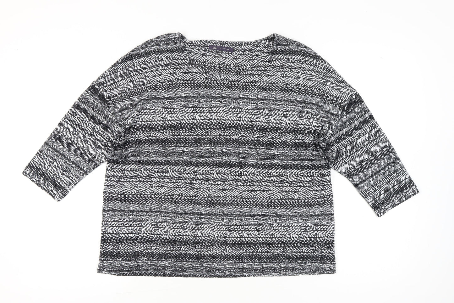 Womens UK Size 18 Marks and Spencer Grey Tunic Blouse