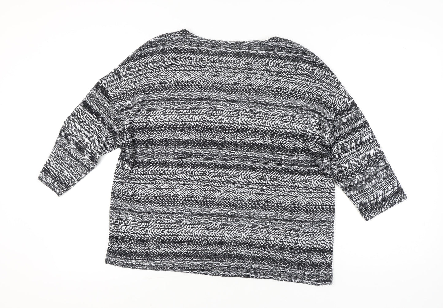 Womens UK Size 18 Marks and Spencer Grey Tunic Blouse