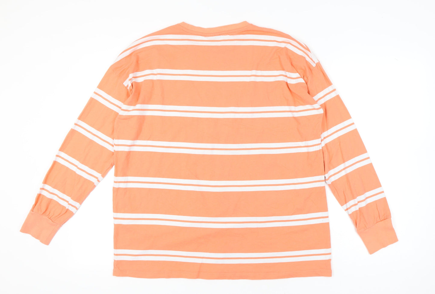 Womens UK Size 10 ASOS Design Orange Basic T-Shirt
