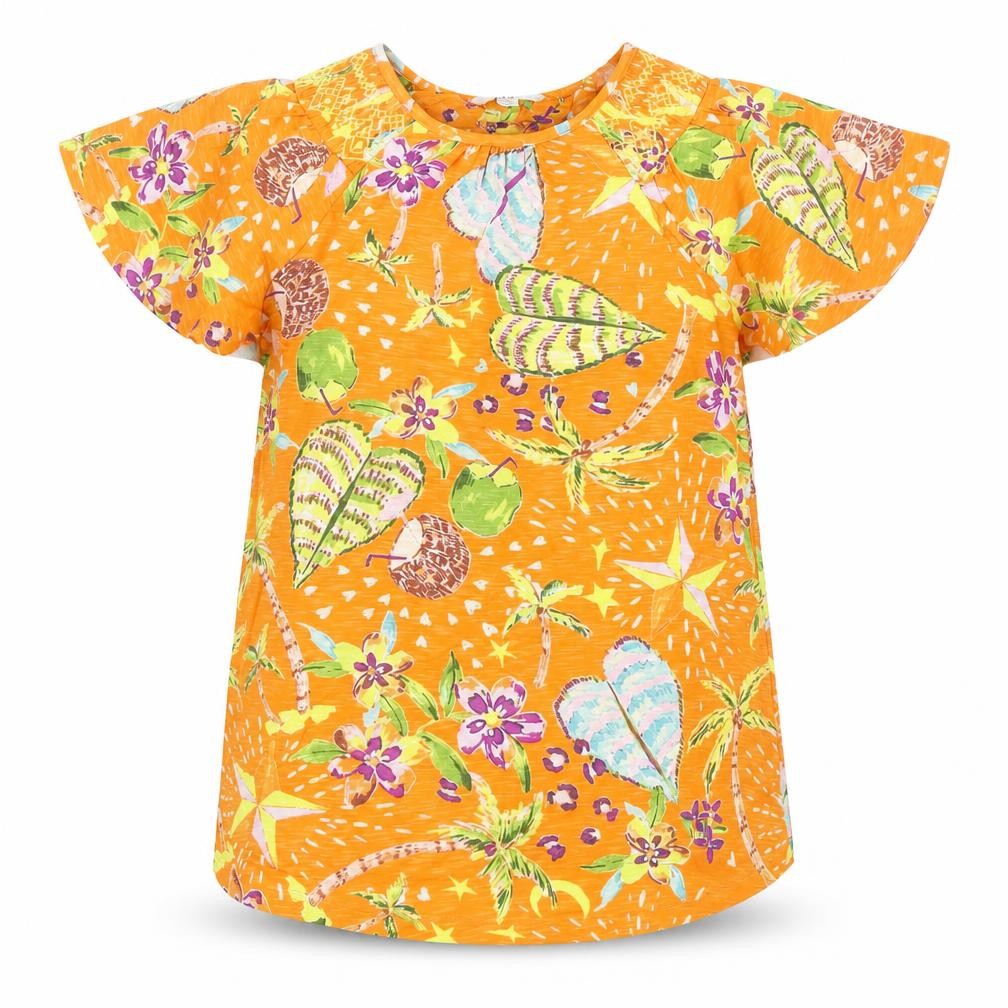Womens UK Size 6 NEXT Orange Basic T-Shirt