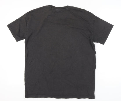 Womens UK Size M Only Black Basic T-Shirt