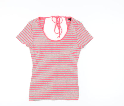 Womens UK Size S H&M Multicoloured Basic T-Shirt