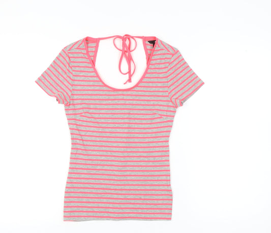 Womens UK Size S H&M Multicoloured Basic T-Shirt