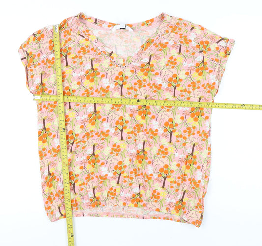Womens UK Size 14 NEXT Multicoloured Tunic Blouse