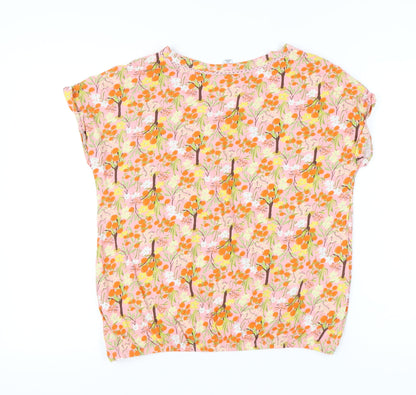 Womens UK Size 14 NEXT Multicoloured Tunic Blouse