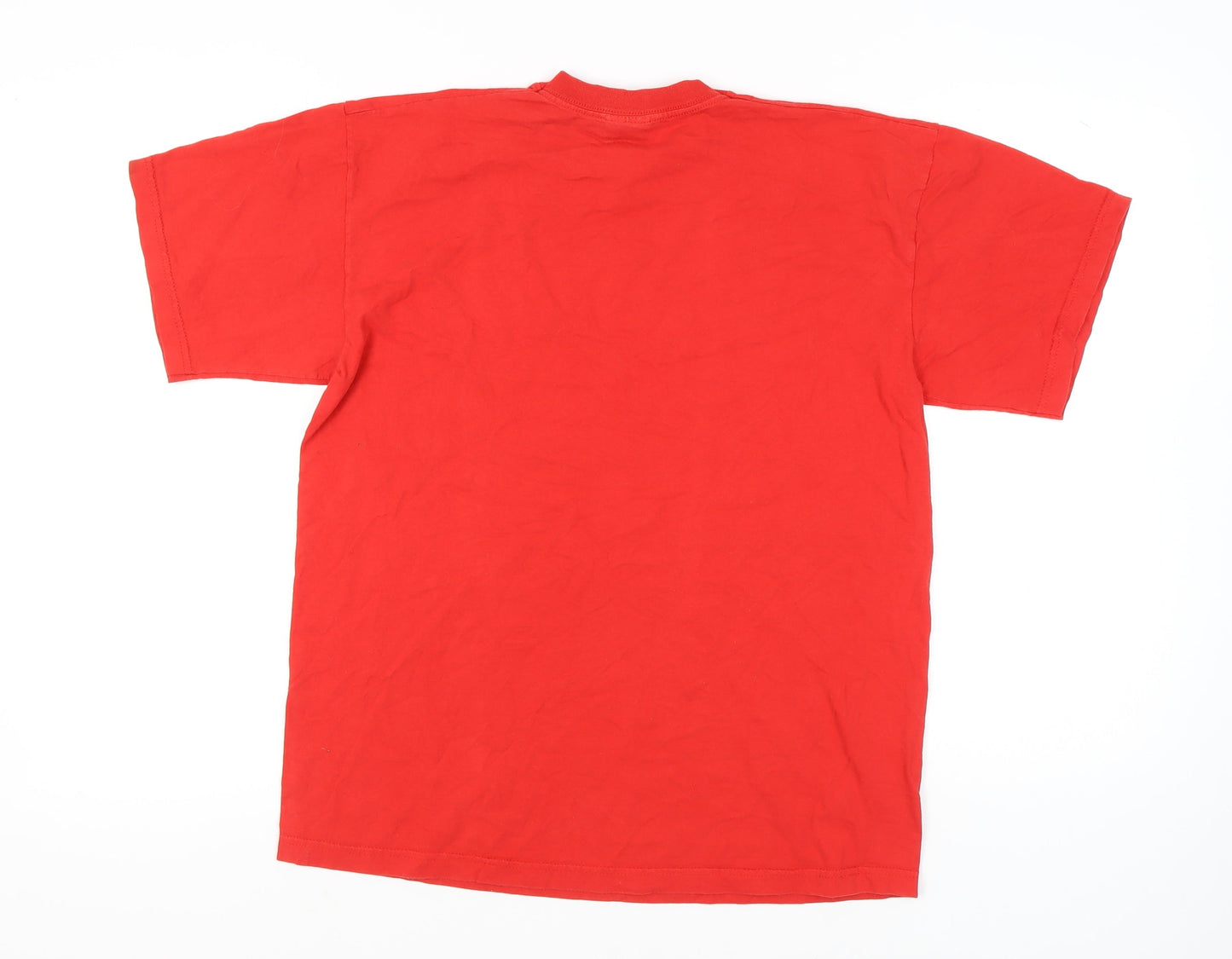 Venezia Men’s Red L T-Shirt Crew Neck Italian Logo Vintage