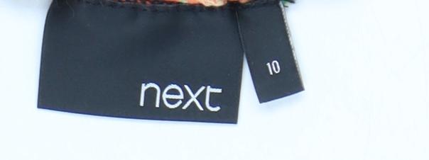 Next Women’s Multicoloured Floral Jumpsuit Size 10 Cotton Summer