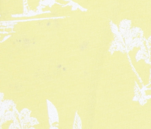 Womens UK Size 20 Marks and Spencer Yellow Basic T-Shirt