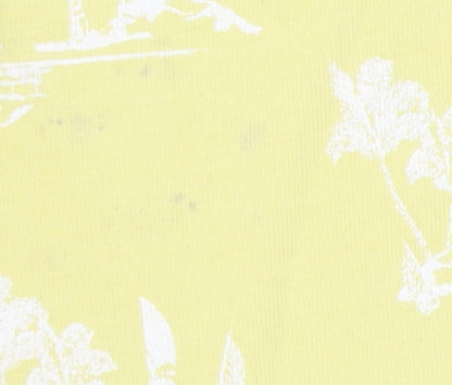 Womens UK Size 20 Marks and Spencer Yellow Basic T-Shirt