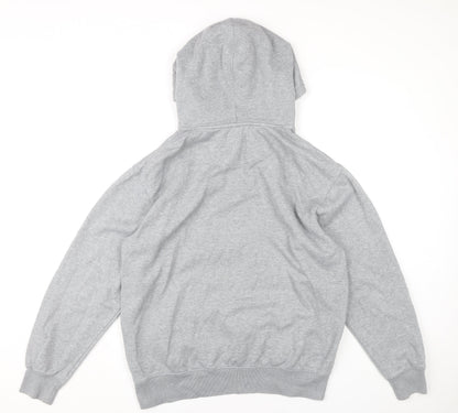 Mens UK Size L JACK & JONES Grey Pullover Hoodie