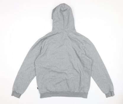 Mens UK Size M PUMA Grey Pullover Hoodie