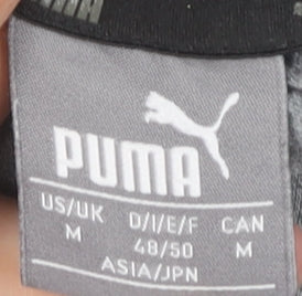 Mens UK Size M PUMA Grey Pullover Hoodie