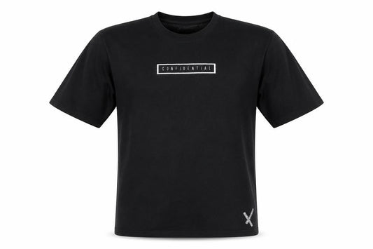 HXGHLYCLSSXFD Mens Black Cotton Graphic Print T-Shirt Size L