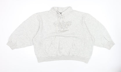Rainforest Cafe Women’s Grey Pullover Hoodie Sweatshirt Size L
