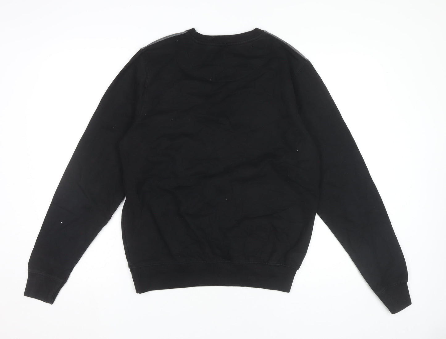 dStruct Men's Black Grey Pullover Sweatshirt Size M Crew Neck