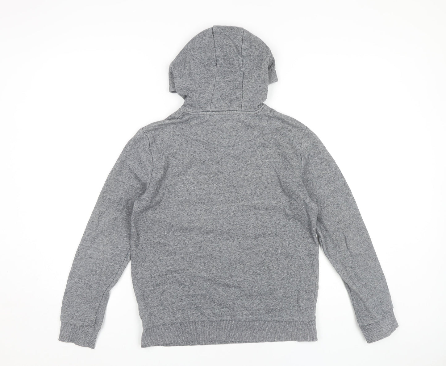 Marks and Spencer Boys Grey Pullover Hoodie Age 12-13 Years Cotton Blend