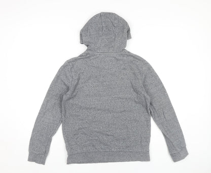 Marks and Spencer Boys Grey Pullover Hoodie Age 12-13 Years Cotton Blend