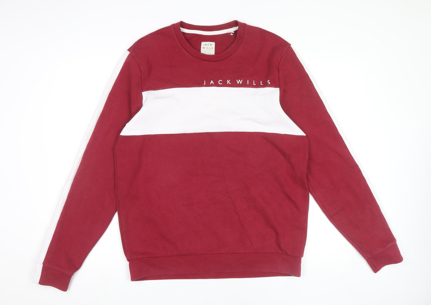 Mens UK Size L Jack Wills Multicoloured Pullover Sweatshirt