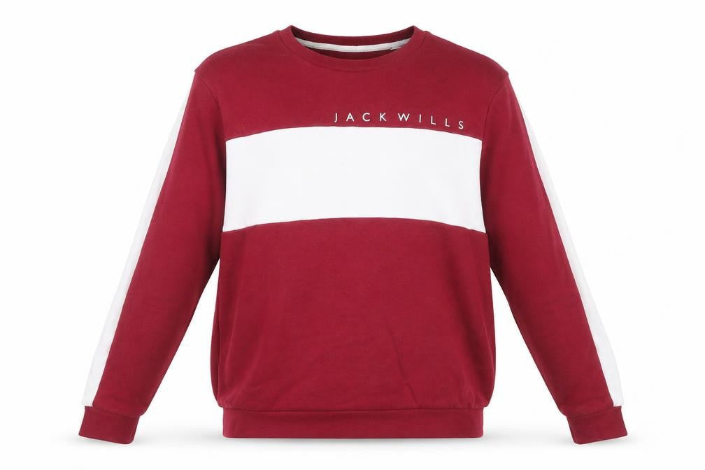 Mens UK Size L Jack Wills Multicoloured Pullover Sweatshirt