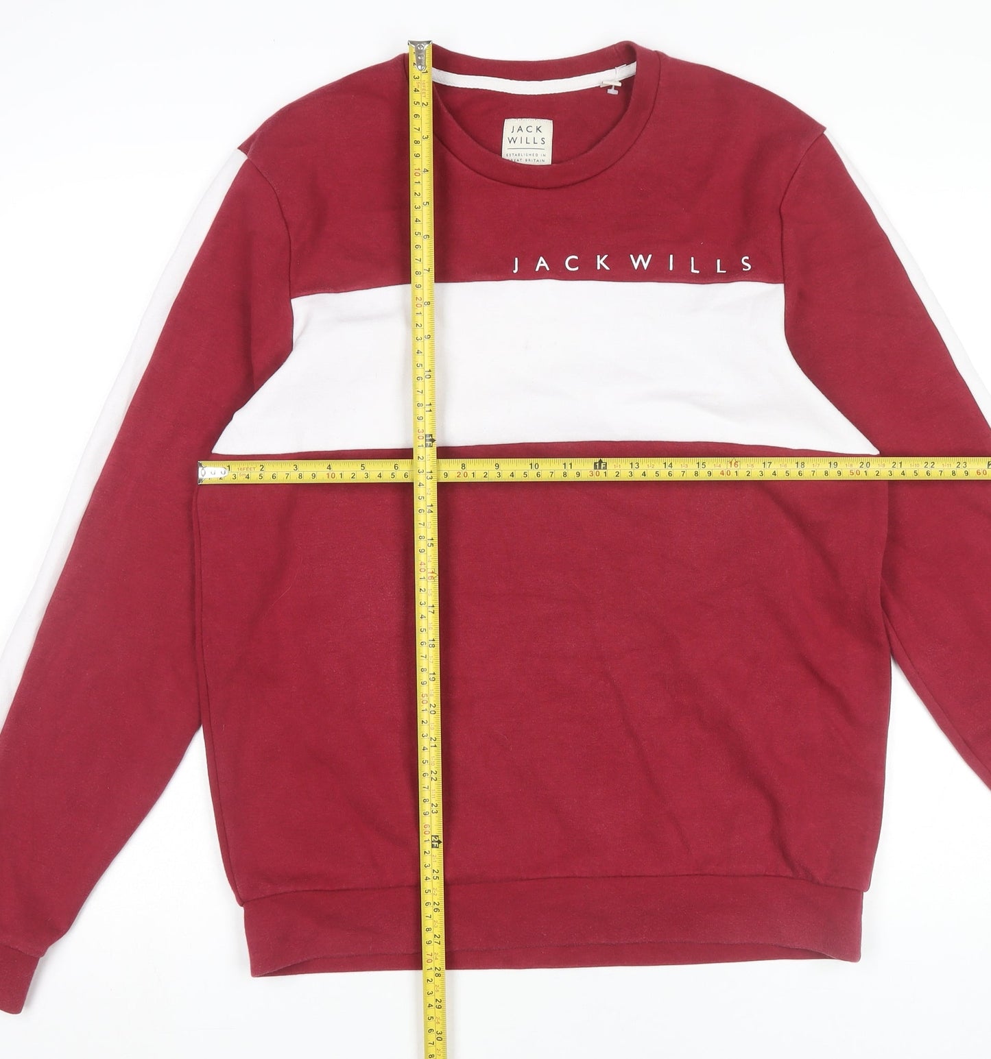 Mens UK Size L Jack Wills Multicoloured Pullover Sweatshirt