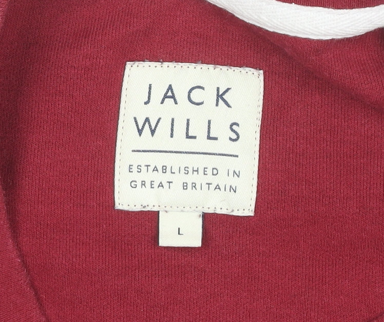 Mens UK Size L Jack Wills Multicoloured Pullover Sweatshirt