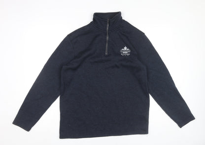 Mens UK Size M Atlas For Men Blue Pullover Sweatshirt