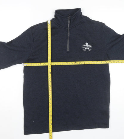 Mens UK Size M Atlas For Men Blue Pullover Sweatshirt