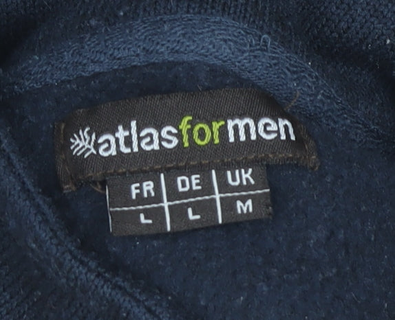 Mens UK Size M Atlas For Men Blue Pullover Sweatshirt