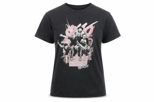 McBusted Womens Black Small Tour 2014 Graphic Band T-Shirt