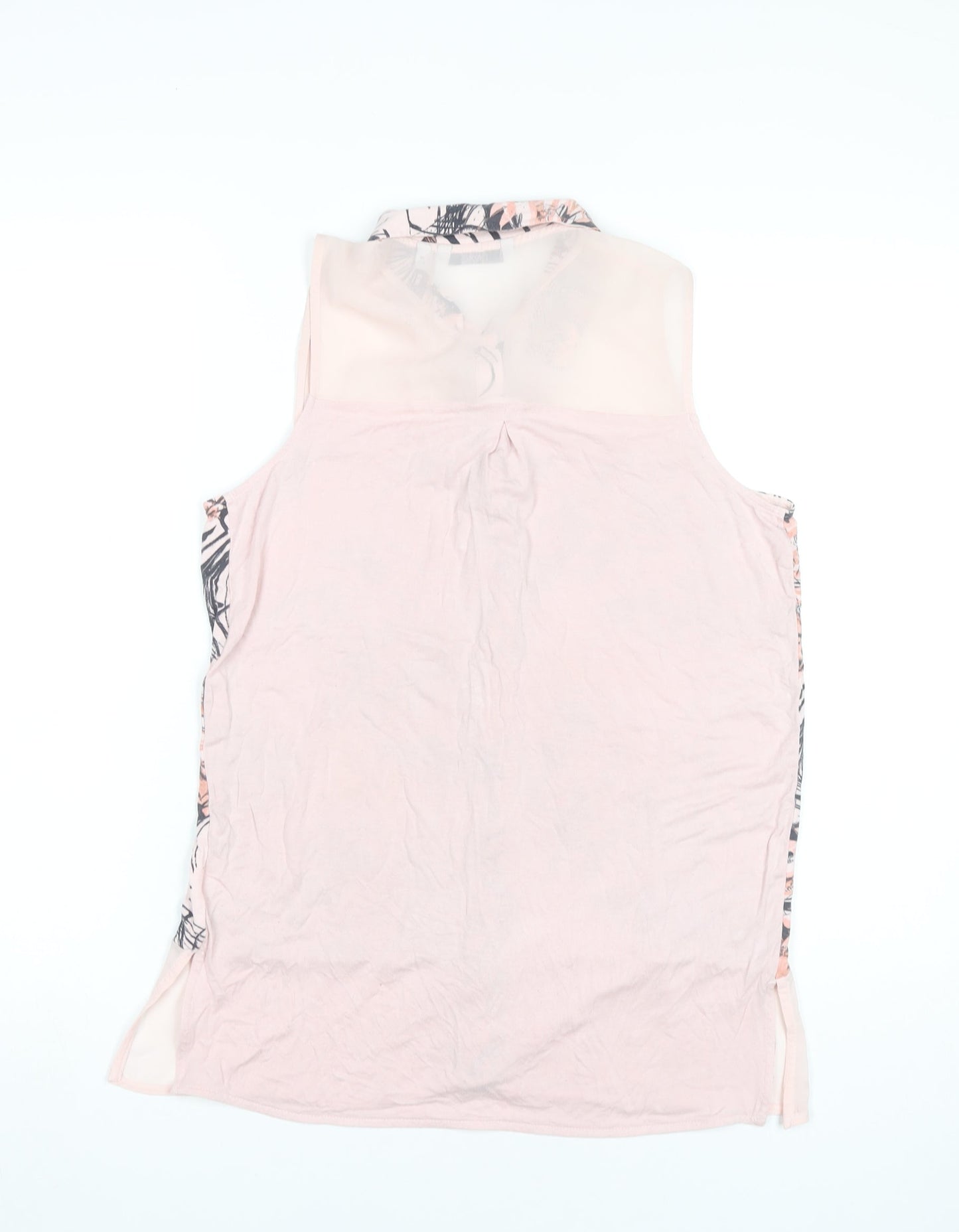 Womens UK Size 12 NEXT Pink Basic Blouse