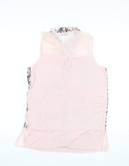Womens UK Size 12 NEXT Pink Basic Blouse