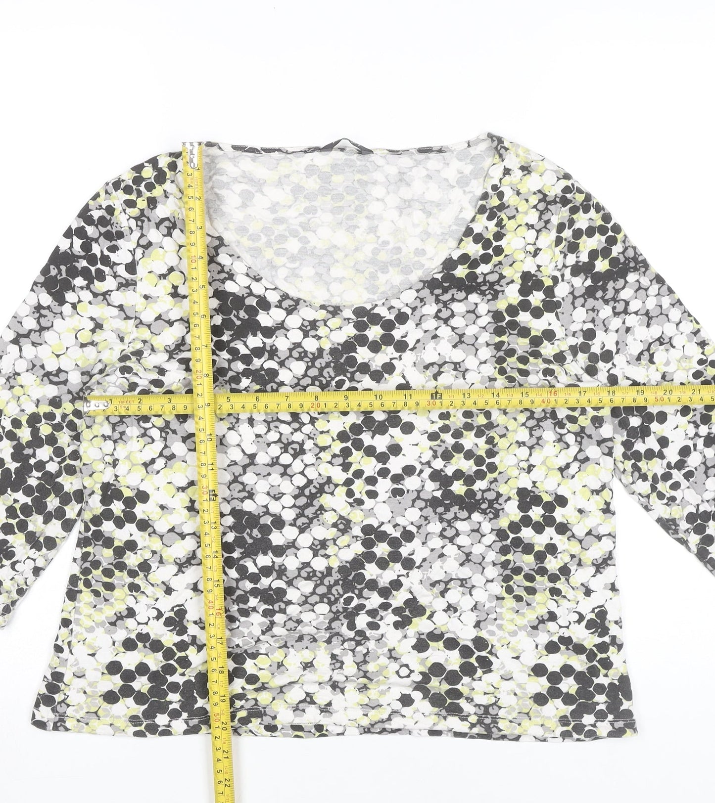 Womens UK Size L Minuet Petite Multicoloured Tunic Blouse