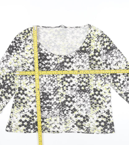 Womens UK Size L Minuet Petite Multicoloured Tunic Blouse