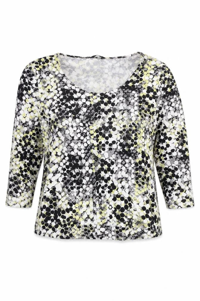Womens UK Size L Minuet Petite Multicoloured Tunic Blouse