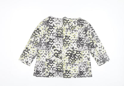 Womens UK Size L Minuet Petite Multicoloured Tunic Blouse