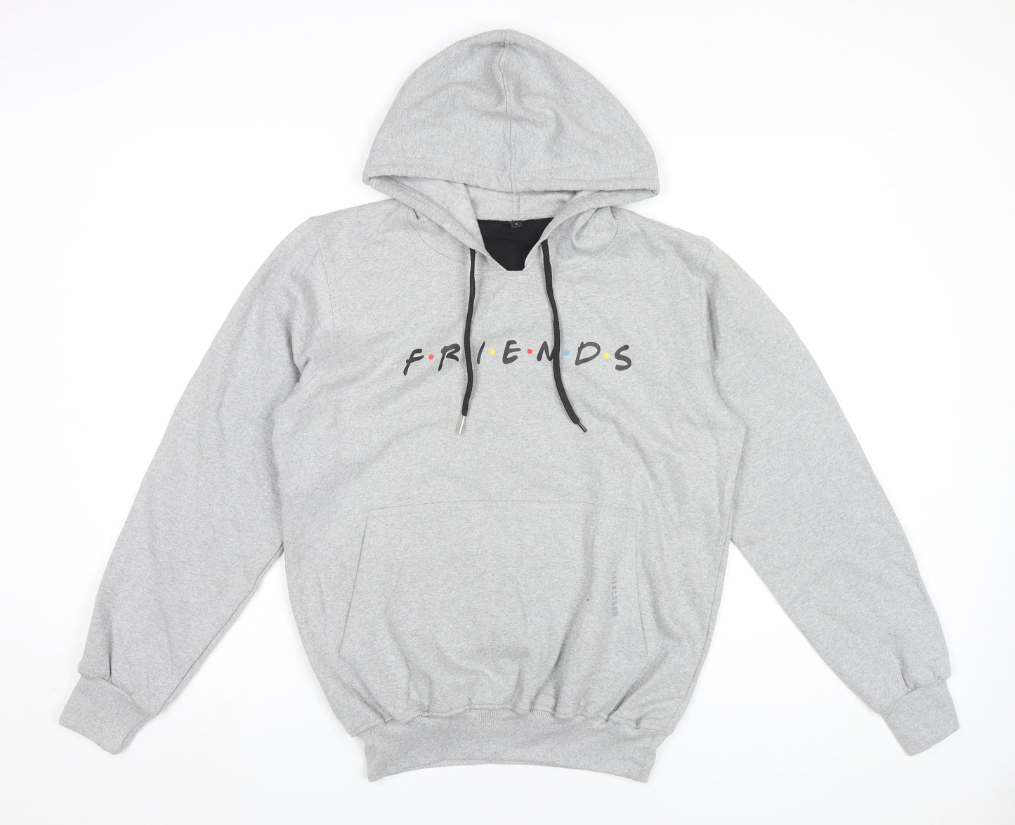 Unisex Adults UK Size S Friends Grey Pullover Hoodie