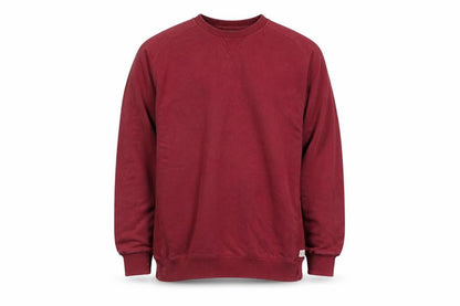Front view of Hammond & Co men’s red 2xl crew neck pullover sweatshirt