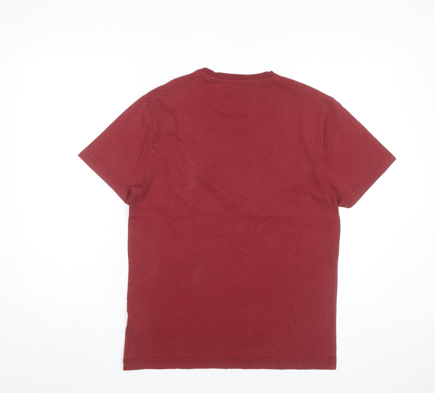 Original Penguin Men's Red Cotton Crew Neck T-Shirt Size M