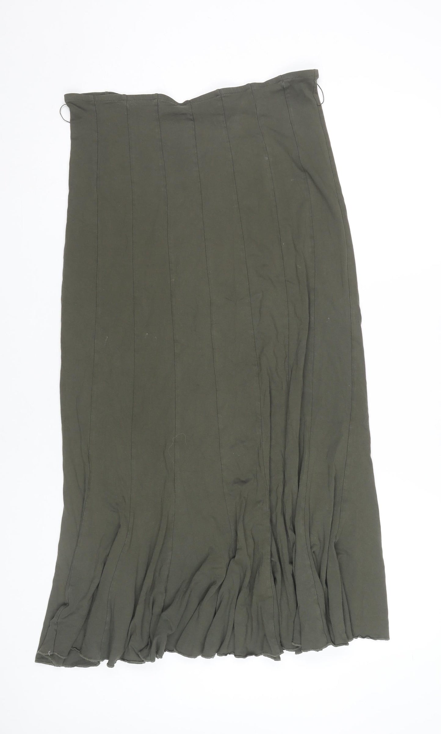 Marks and Spencer Women’s Green Midi Flare Skirt Size 10