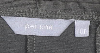 Marks and Spencer Women’s Green Midi Flare Skirt Size 10