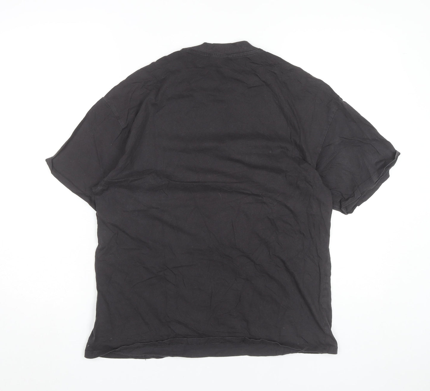 Womens UK Size 2XS H&M Black Basic T-Shirt